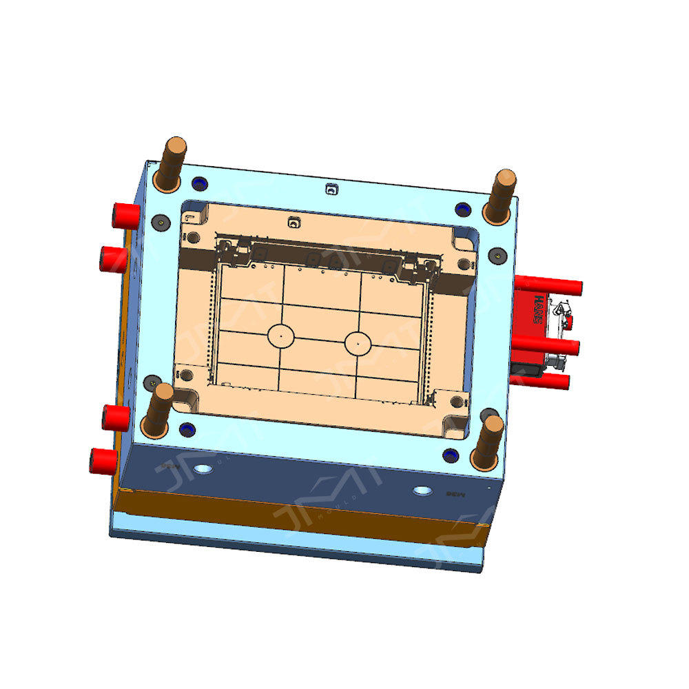 Plastic electric meter box base mould