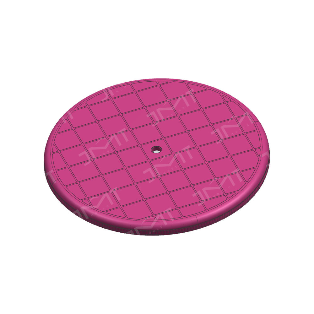 Round grid stool suface part plastic mould
