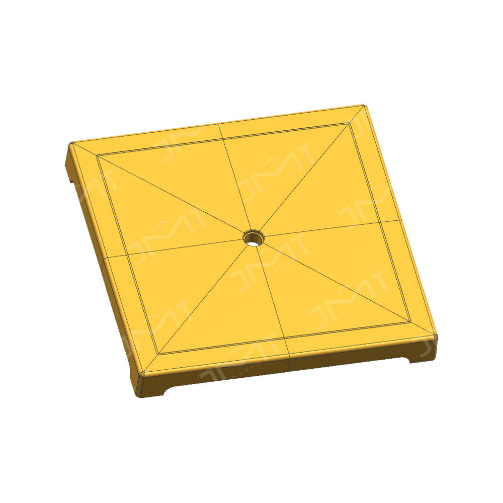 Square table top plastic mould