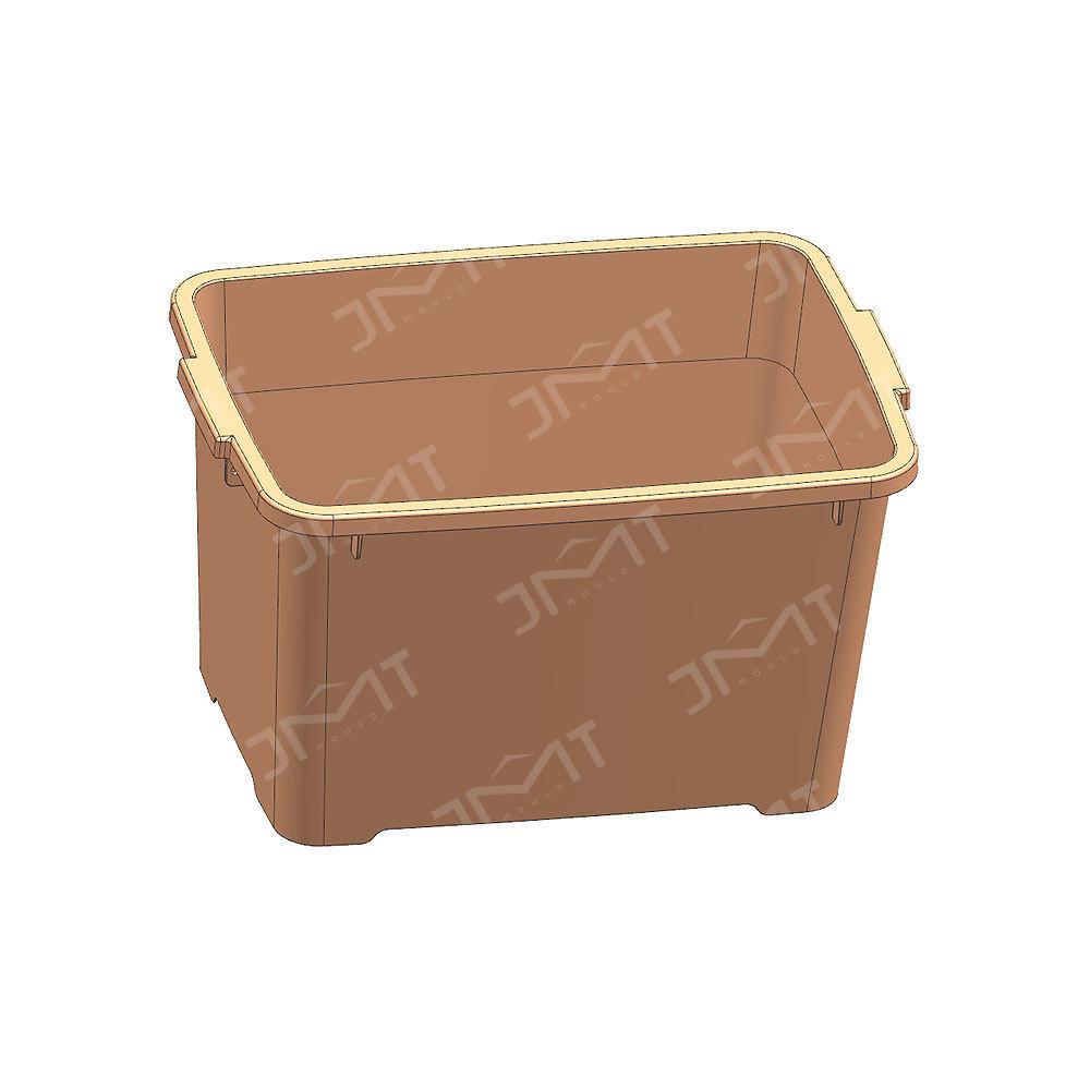 Plastic storage body container mould