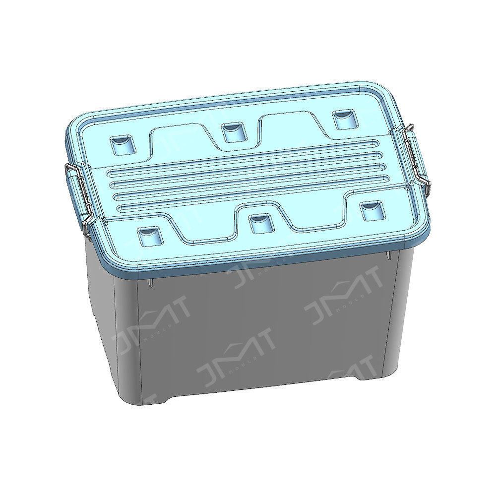 Plastic storage body container mould