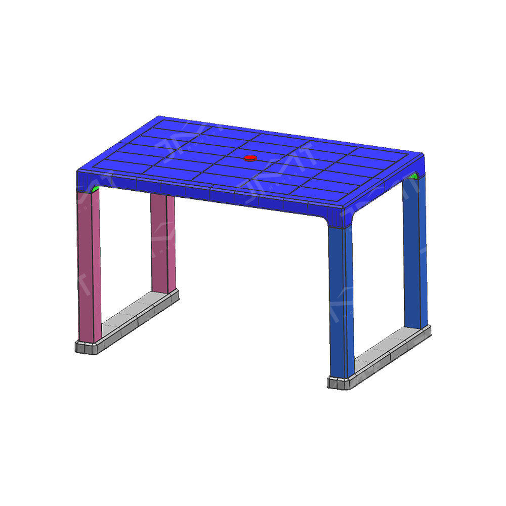 Student table square design leg plastic injection mould