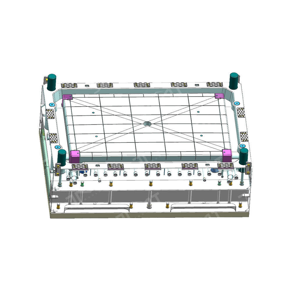 Student table square design plastic injection mould