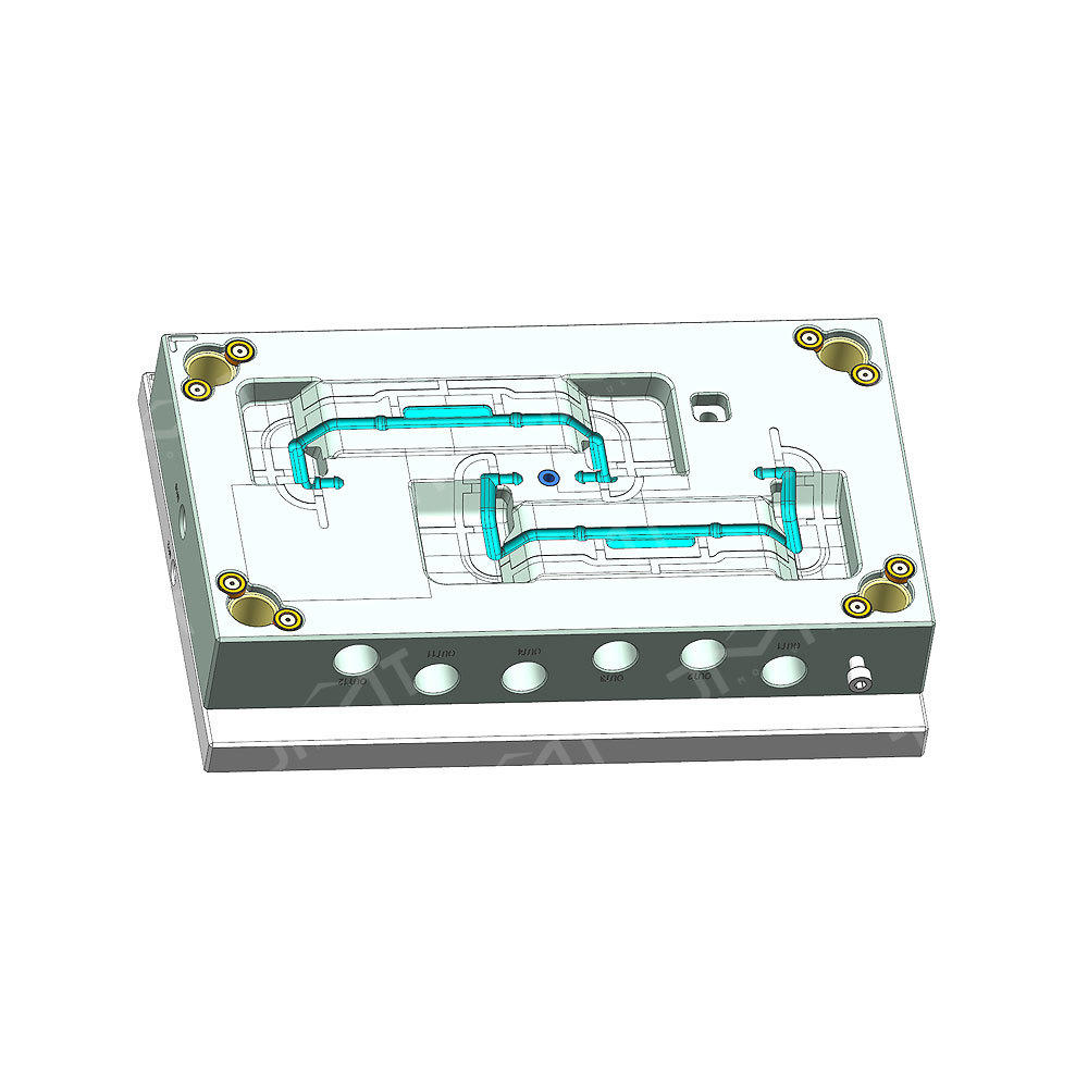 Plastic container handle mould