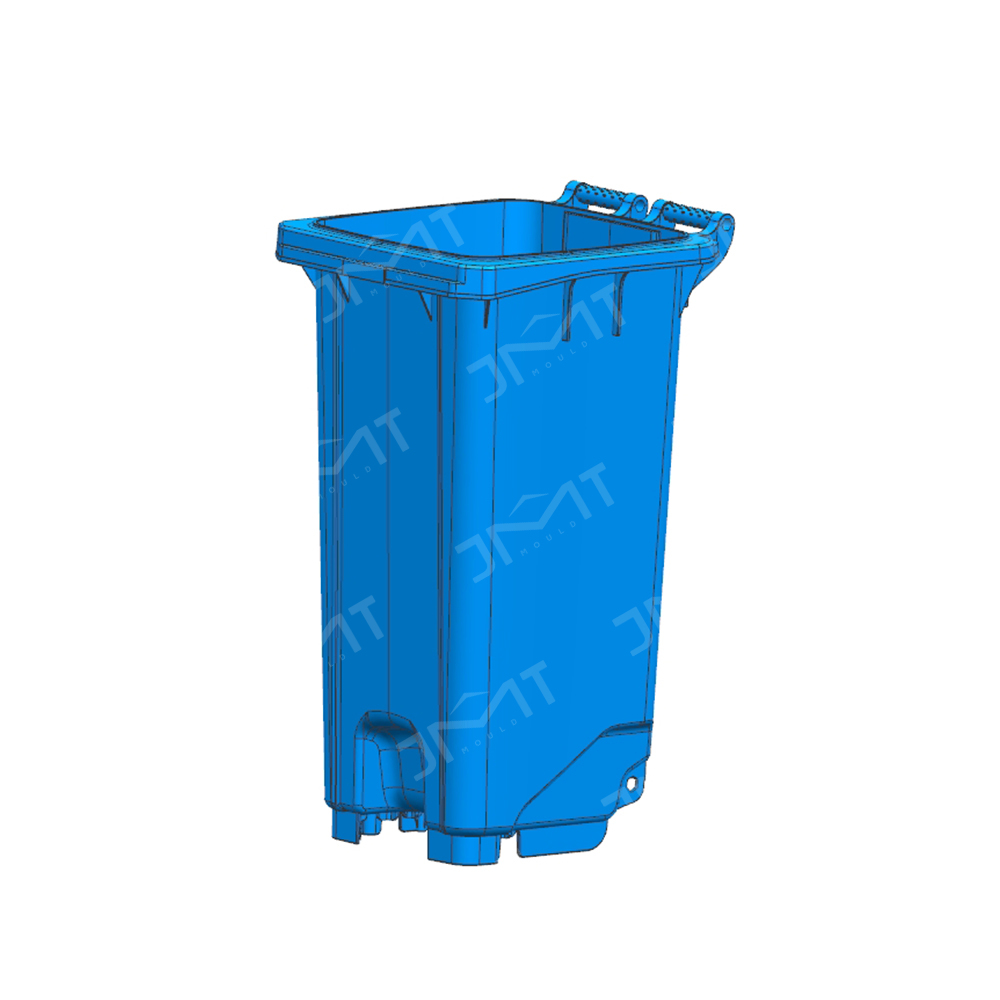 120L flip commercial bin body plastic mould