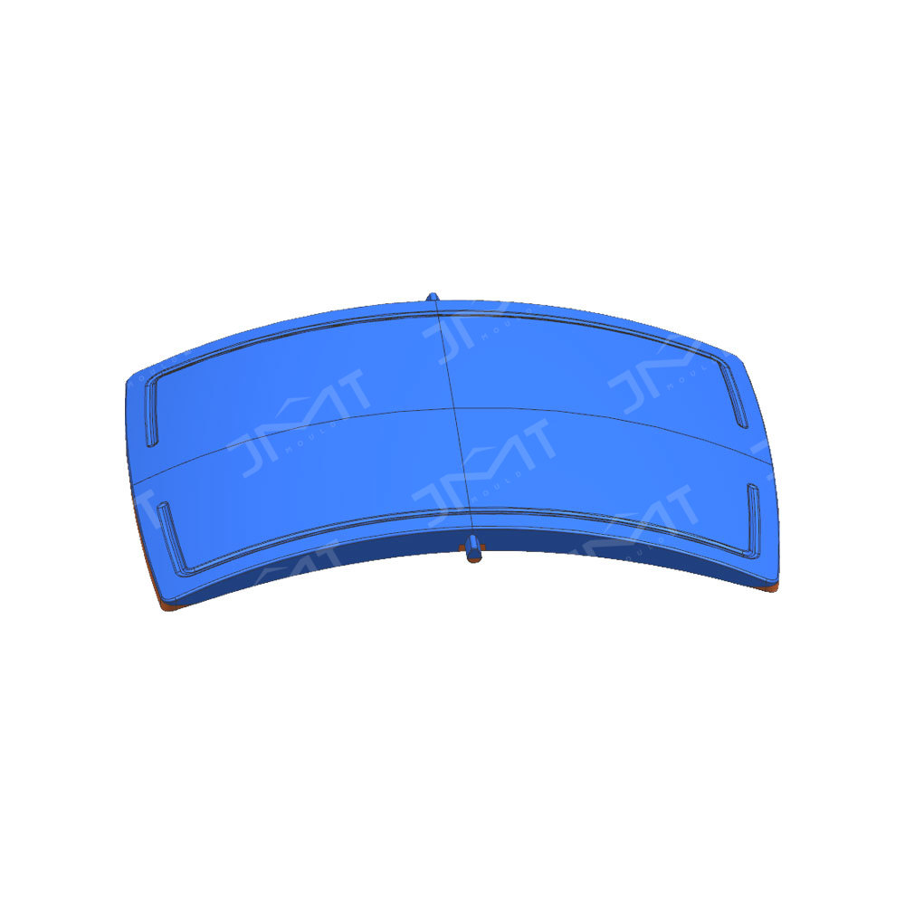 120L flip commercial bin cover plastic mould