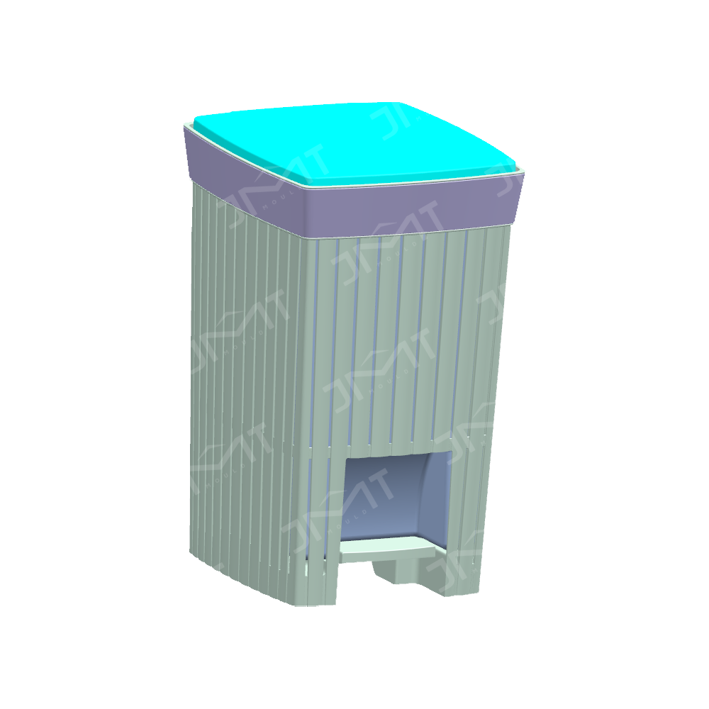 New design trash can body plastic injection mould