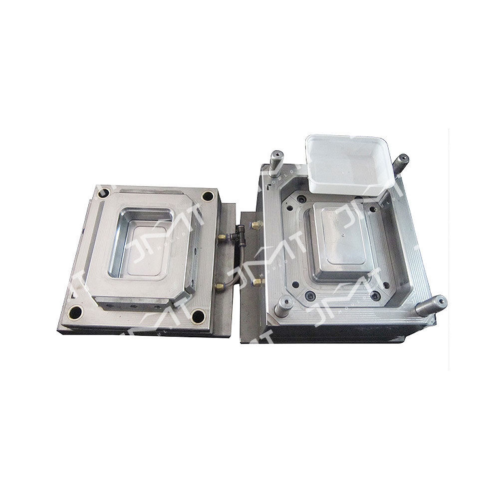 White Square disposable lunch box body packing box plastic mold